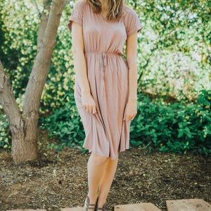 Mauve Midi Dress